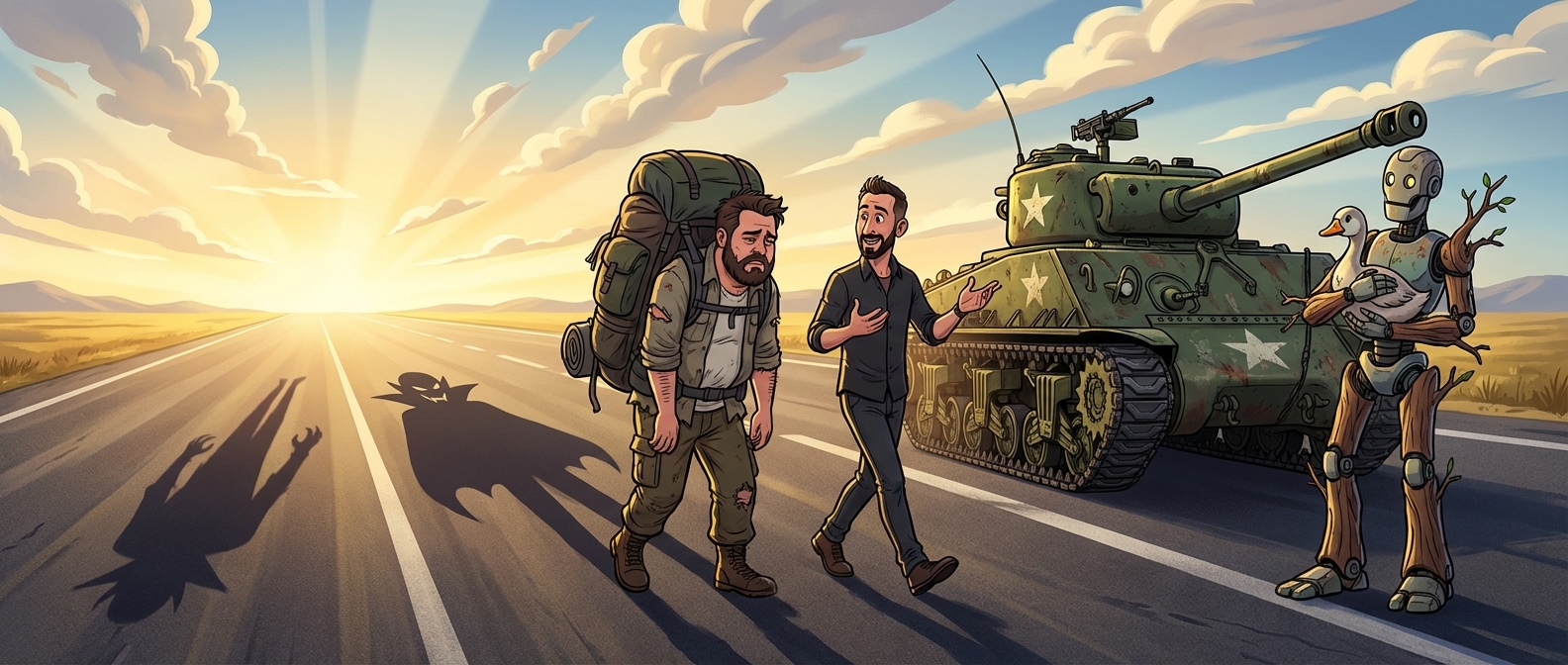 Megan Fox und Gary Oldman traumatisieren Bumblebee beim Long Walk!